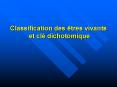 Classification des  PowerPoint PPT Presentation