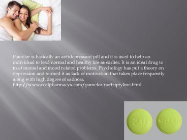 Pamelor ( Nortriptyline )