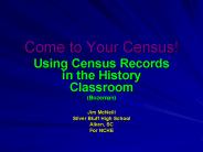 Come to Your Census!