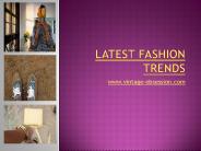 Latest Fashion Trends
