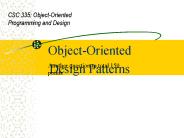 Introduction to design patterns