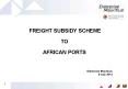 FREIGHT SUBSIDY SCHEME PowerPoint PPT Presentation