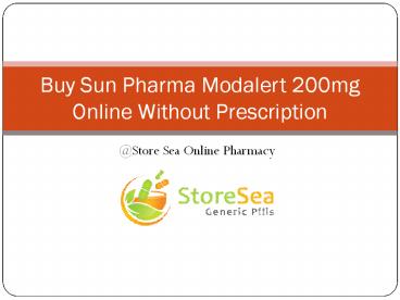 Buy Sun Pharma Modalert 200mg online without prescription