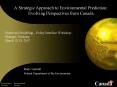 A Strategic Approach to Environmental Prediction: Evolving Perspectives from Canada PowerPoint PPT Presentation