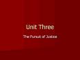 Unit Three PowerPoint PPT Presentation