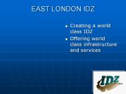EAST LONDON IDZ