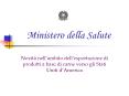 Ministero della Salute PowerPoint PPT Presentation