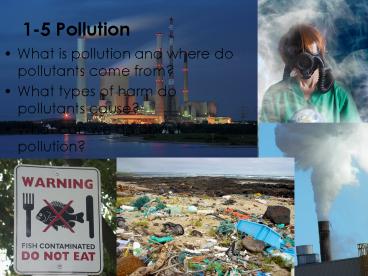 1-5 Pollution