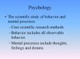 Psychology PowerPoint PPT Presentation