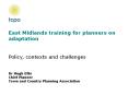 Climate Change Training for Planners PowerPoint PPT Presentation