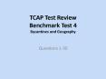 TCAP Test Review Benchmark Test 4 Byzantines and Geography PowerPoint PPT Presentation