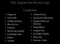 The Aegean Sea Bronze Age Vocabulary PowerPoint PPT Presentation