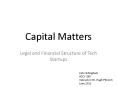 Capital Matters PowerPoint PPT Presentation