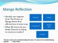 Mango Reflection PowerPoint PPT Presentation