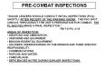 PRE-COMBAT INSPECTIONS PowerPoint PPT Presentation