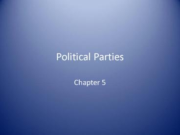 Political Parties