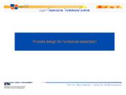 Process design for multisolute absorption