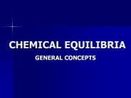 CHEMICAL EQUILIBRIA