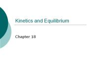 Kinetics and Equilibrium