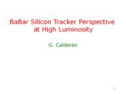 Silicon Tracker