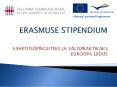 ERASMUSE STIPENDIUM PowerPoint PPT Presentation