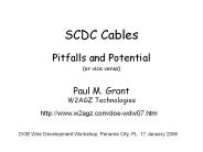 SCDC Cables