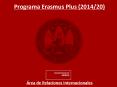 Programa Erasmus Plus (2014/20)      PowerPoint PPT Presentation