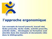 l'approche ergonomique