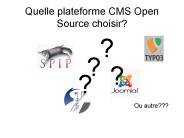 Quelle plateforme CMS Open Source choisir?
