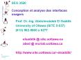SEG 3520 Conception et analyse des interfaces usagers PowerPoint PPT Presentation