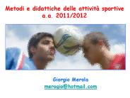 Metodi e didattiche delle attivit