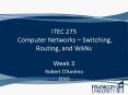 ITEC 275 Computer Networks  PowerPoint PPT Presentation