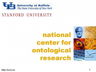national center for ontological research