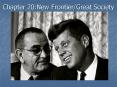 Chapter 20:New Frontier/Great Society PowerPoint PPT Presentation