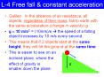 L-4 Free fall PowerPoint PPT Presentation