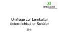Umfrage zur Lernkultur  PowerPoint PPT Presentation