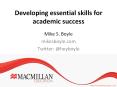 Developing essential skills for academic success PowerPoint PPT Presentation