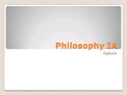 Philosophy IA