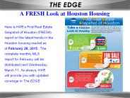 A FRESH Look at Houston Housing
