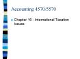 Accounting 4570/5570 PowerPoint PPT Presentation