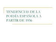 TENDENCIAS DE LA POES