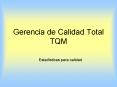 Gerencia de Calidad Total TQM PowerPoint PPT Presentation