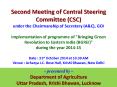 Second Meeting of Central Steering Committee (CSC) under the Chairmanship of Secretary (A PowerPoint PPT Presentation