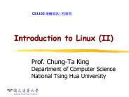 Introduction to Linux (II)