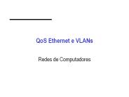 QoS Ethernet e VLANs