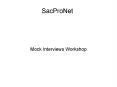 SacProNet PowerPoint PPT Presentation