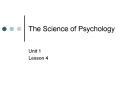 The Science of Psychology PowerPoint PPT Presentation