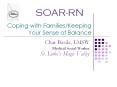 Coping with Families/Keeping Your Sense of Balance PowerPoint PPT Presentation