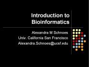 Introduction to Bioinformatics