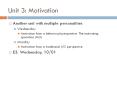 Unit 3: Motivation PowerPoint PPT Presentation